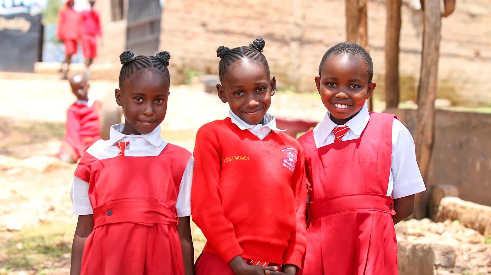 CBC learners in uniform at Sikri Junior Academy
